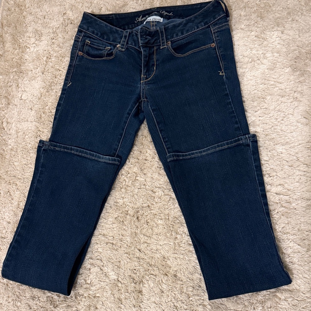 American Eagle Outfitters Dark Blue Bootcut Jeans